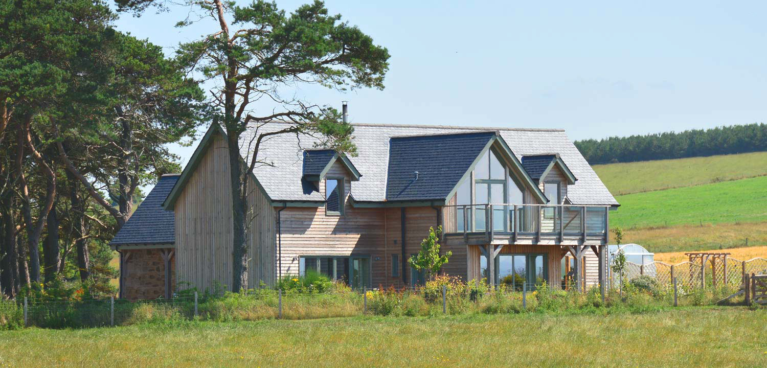 Eco-friendly houses in the countryside